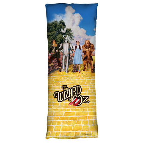 WIZARD OF OZ-ROAD - MICROFIBER BODY PILLOW - 18x54
