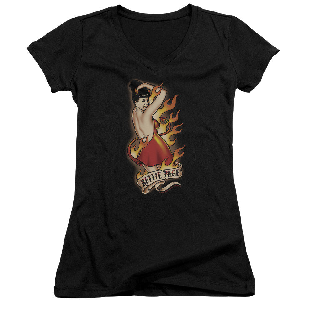 Juniors Sheer Cap Sleeve V-Neck