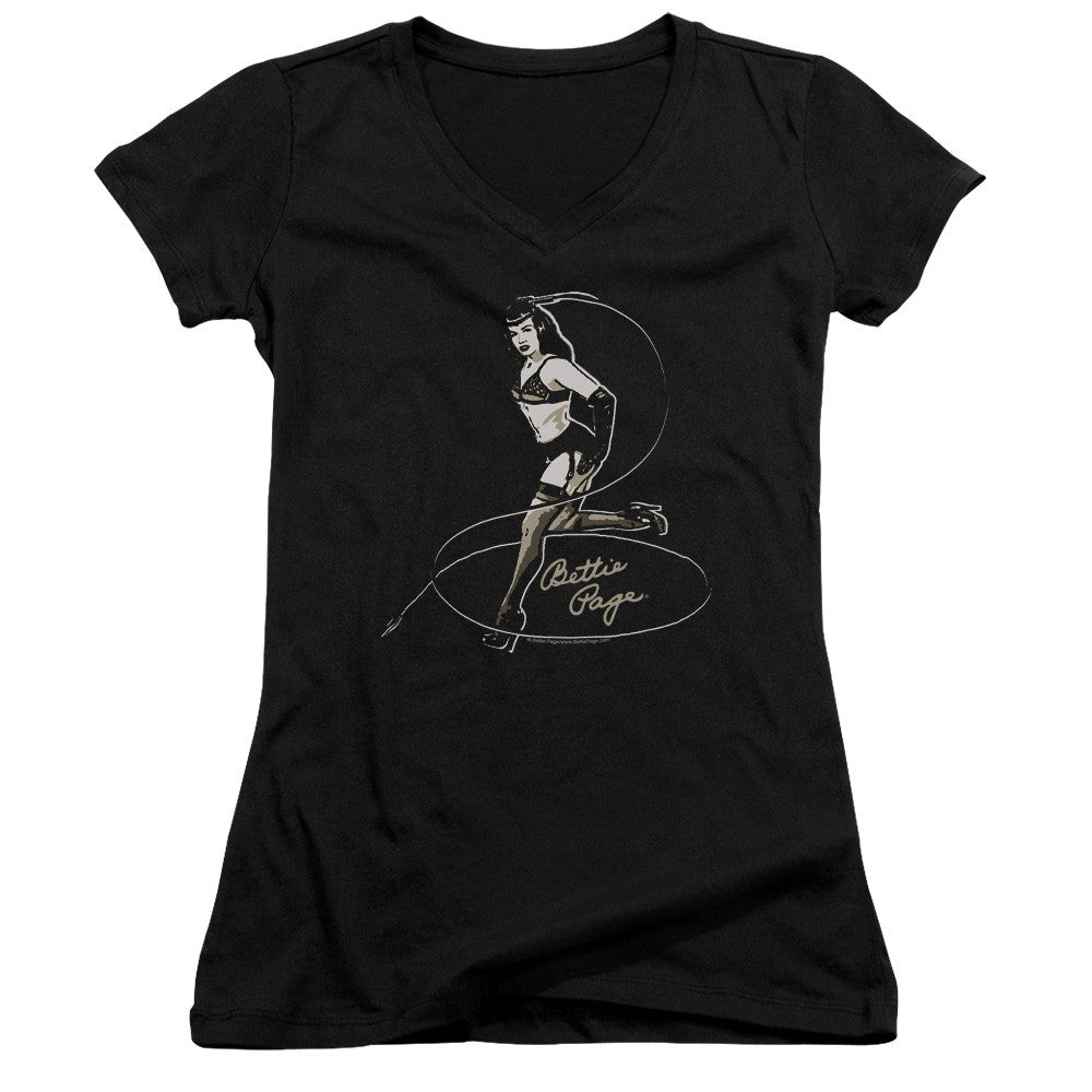 Juniors Sheer Cap Sleeve V-Neck