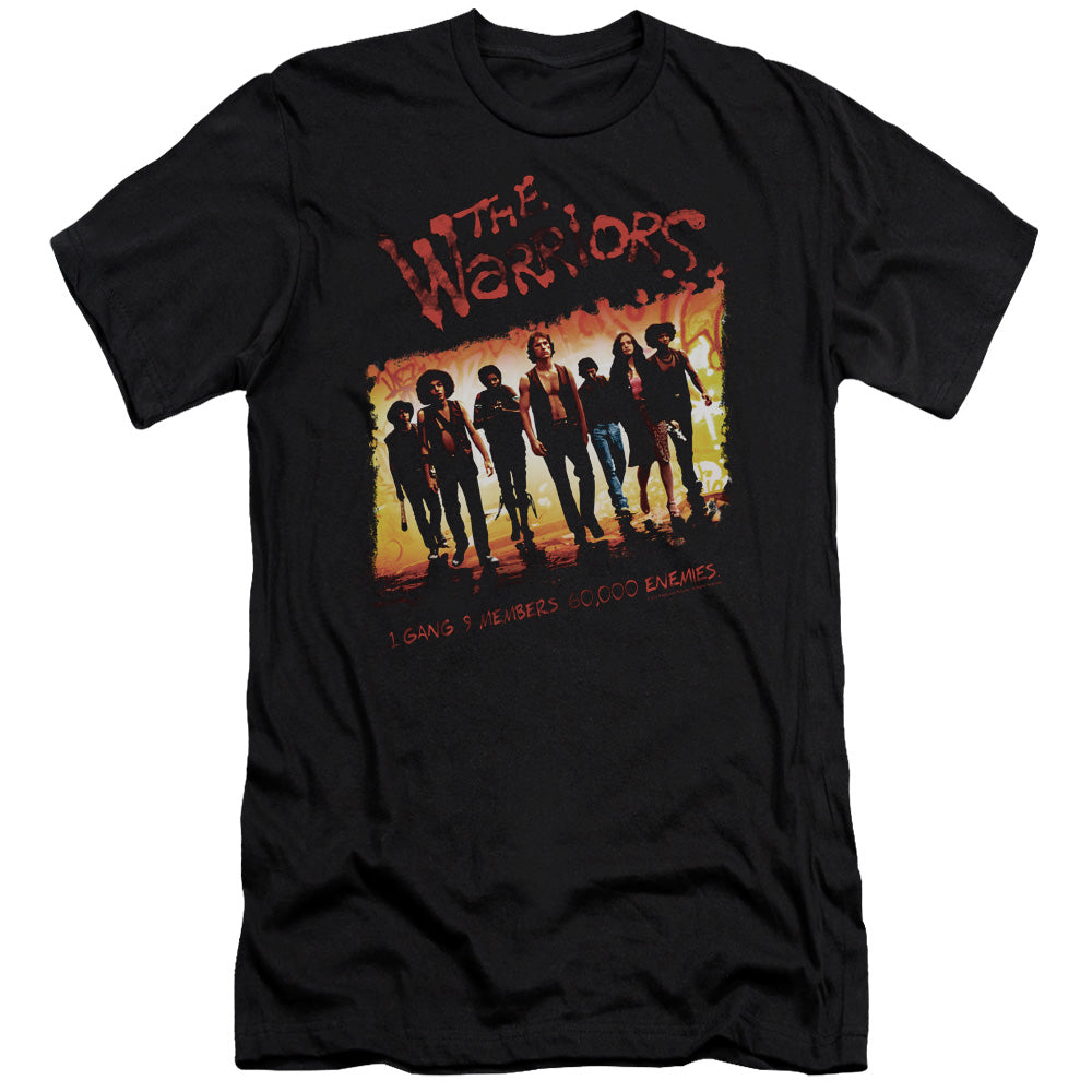 Warriors/one Gang - S/s Adult 30/1 - Black