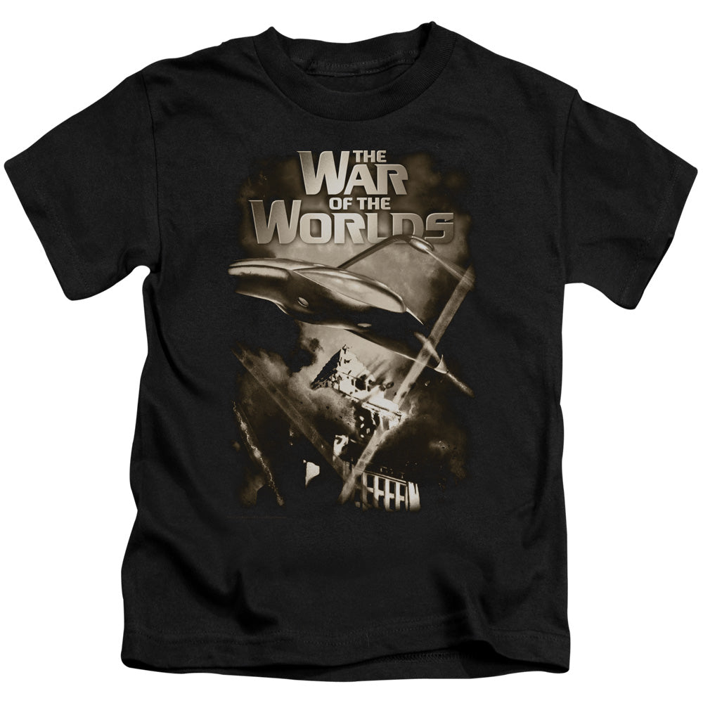 War Of The Worlds/death Rays - S/s Juvenile 18/1 - Black