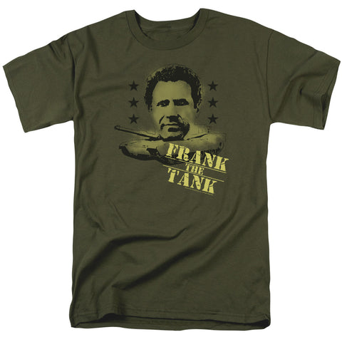 Old School/frank The Tank - S/s Adult 18/1 - Military Green