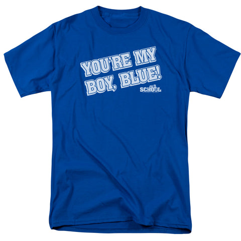 Old School/my Boy Blue - S/s Adult 18/1 - Royal Blue