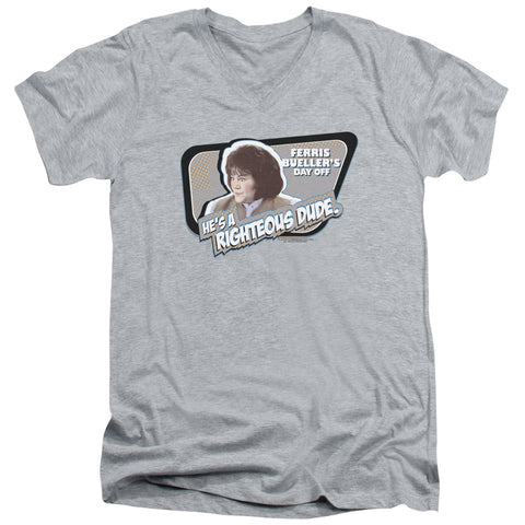 Ferris Bueller/grace - S/s Adult V-neck - Athletic Heather