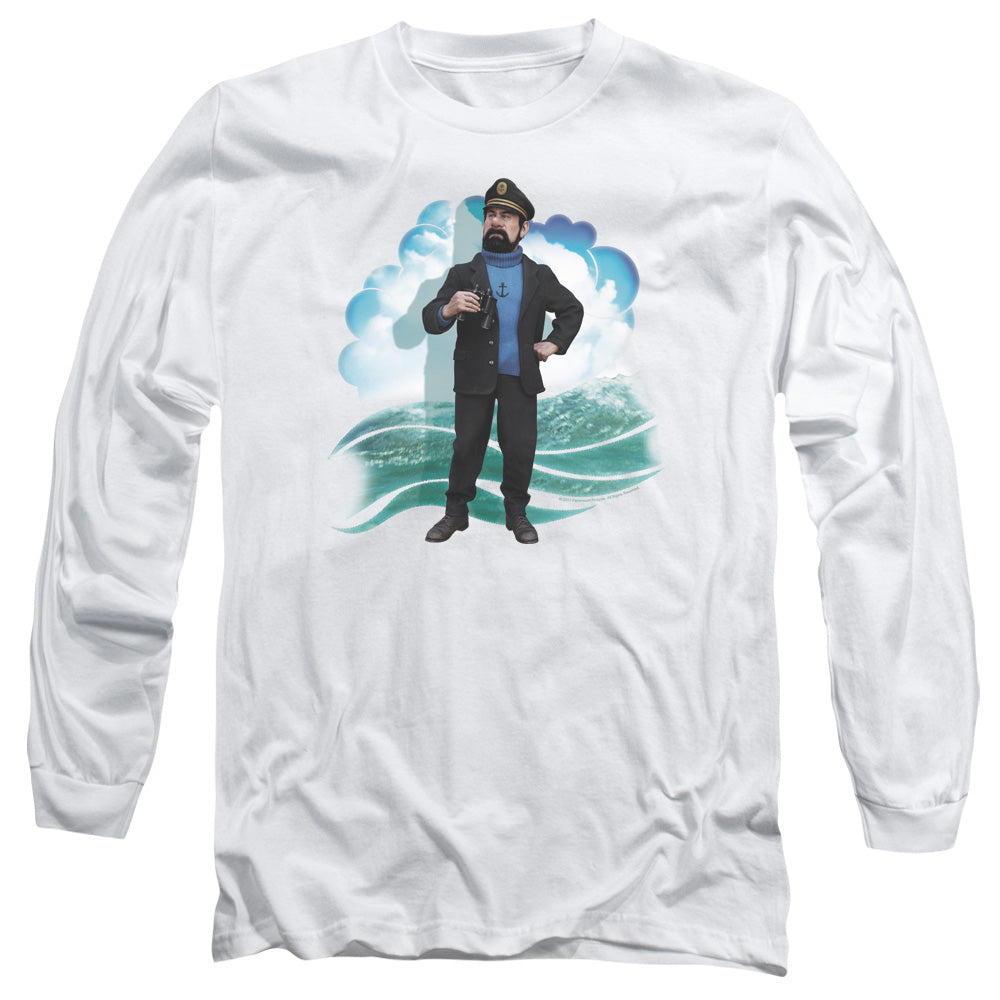 Tintin/haddock - L/s Adult 18/1 - White