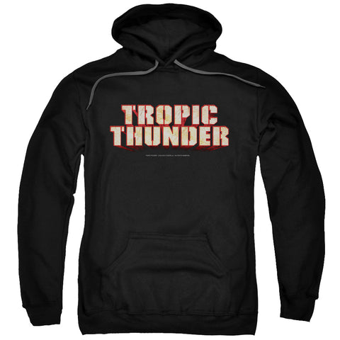 Tropic Thunder/title-adult Pull-over Hoodie-black