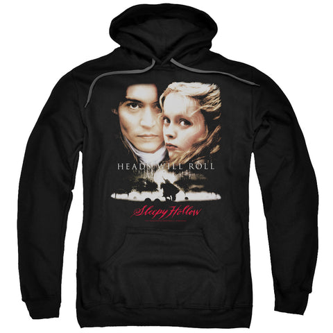 Sleepy Hollow/heads Will Roll-adult Pull-over Hoodie-black