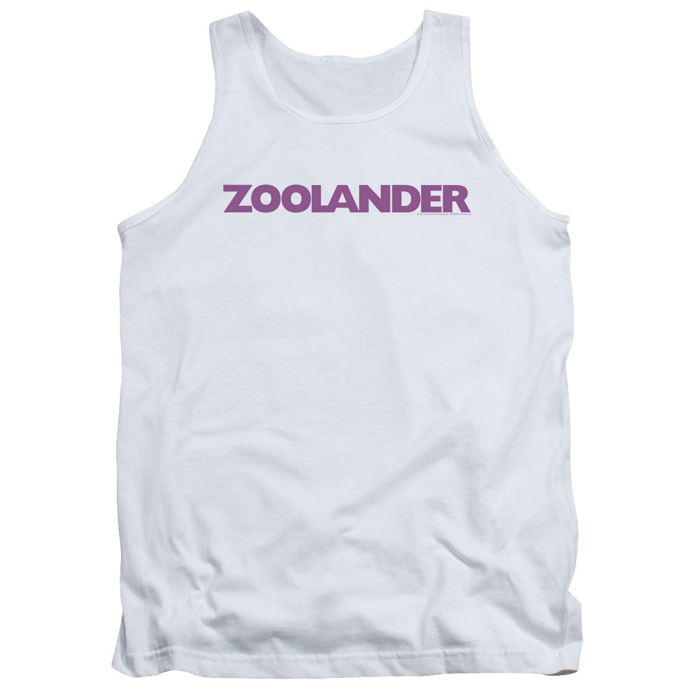 Zoolander/logo - Adult Tank - White