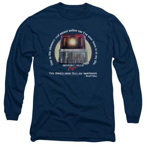 Beverly Hills Cop/nicest Police Car - L/s Adult 18/1 - Navy