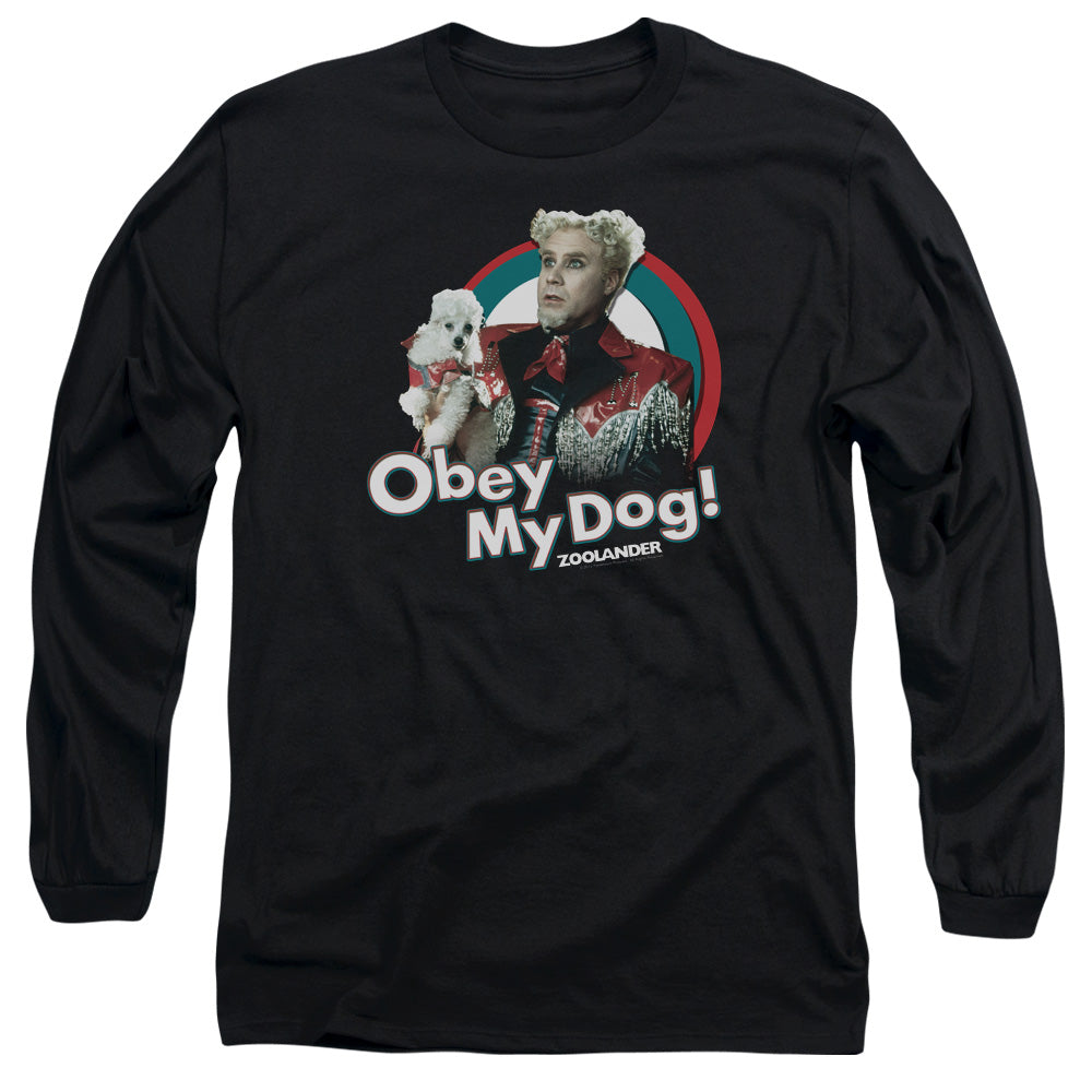 Zoolander/obey My Dog - L/s Adult 18/1 - Black