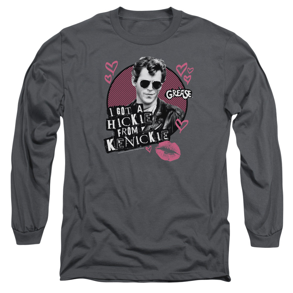 Grease/kenickie - L/s Adult 18/1 - Charcoal