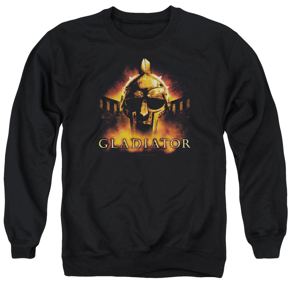 Gladiator/my Name Is - Adult Crewneck Sweatshirt - Black