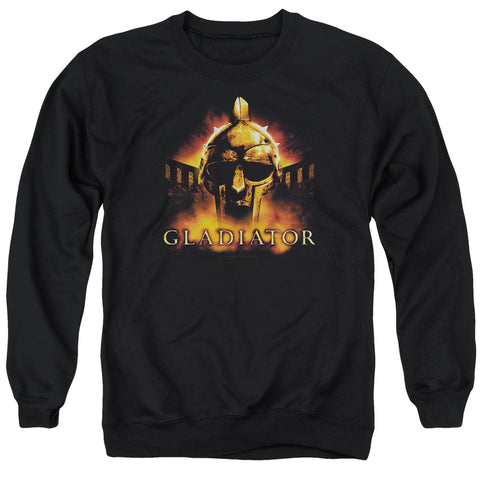 Gladiator/my Name Is - Adult Crewneck Sweatshirt - Black
