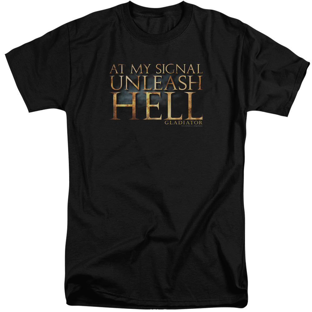 Gladiator/unleash Hell-s/s Adult Tall-black