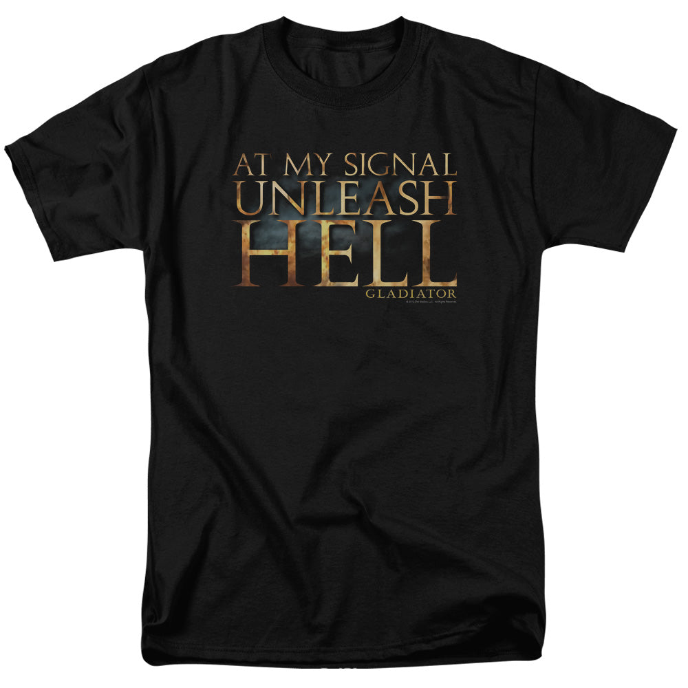Gladiator/unleash Hell - S/s Adult 18/1 - Black
