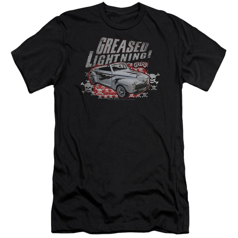Grease/greased Lightening-premuim Canvas Adult Slim Fit 30/1-black