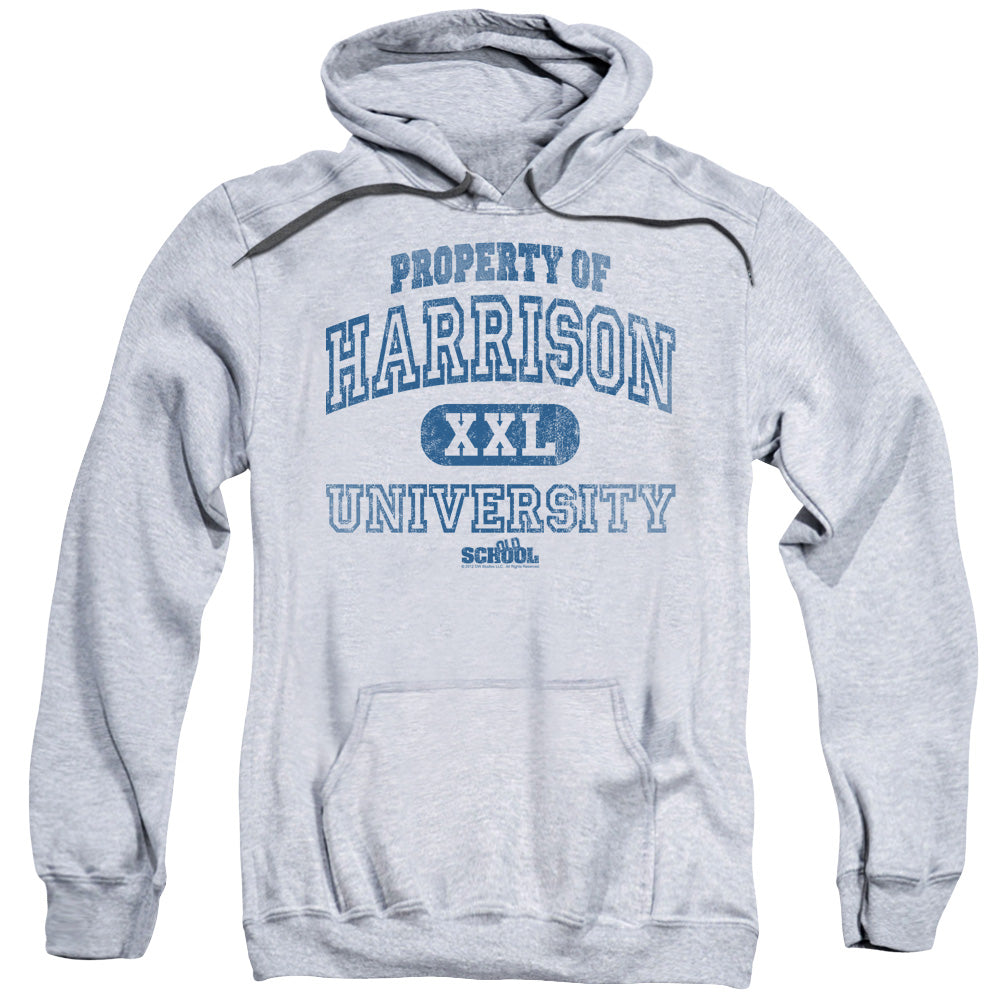 Old School/property Of Harrison-adult Pull-over Hoodie-athletic Heather