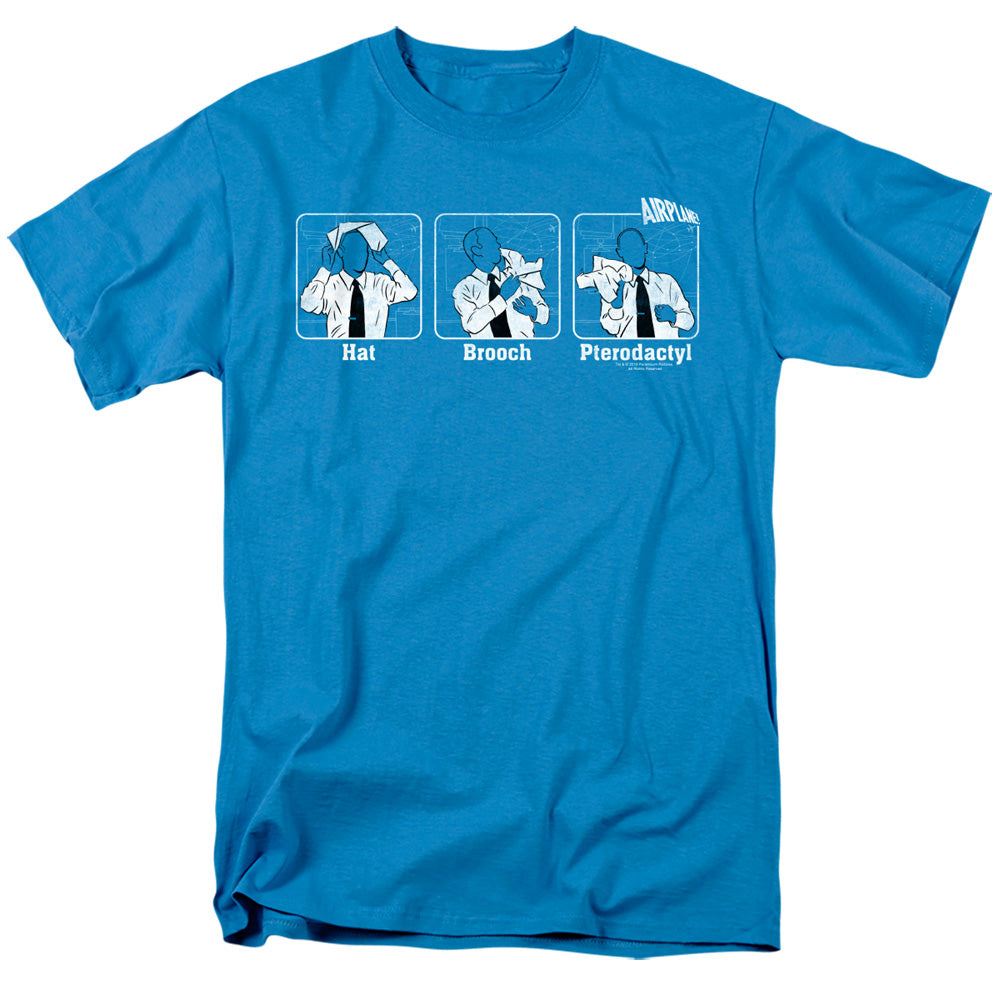 Airplane/johnny Improv - S/s Adult 18/1 - Turquoise
