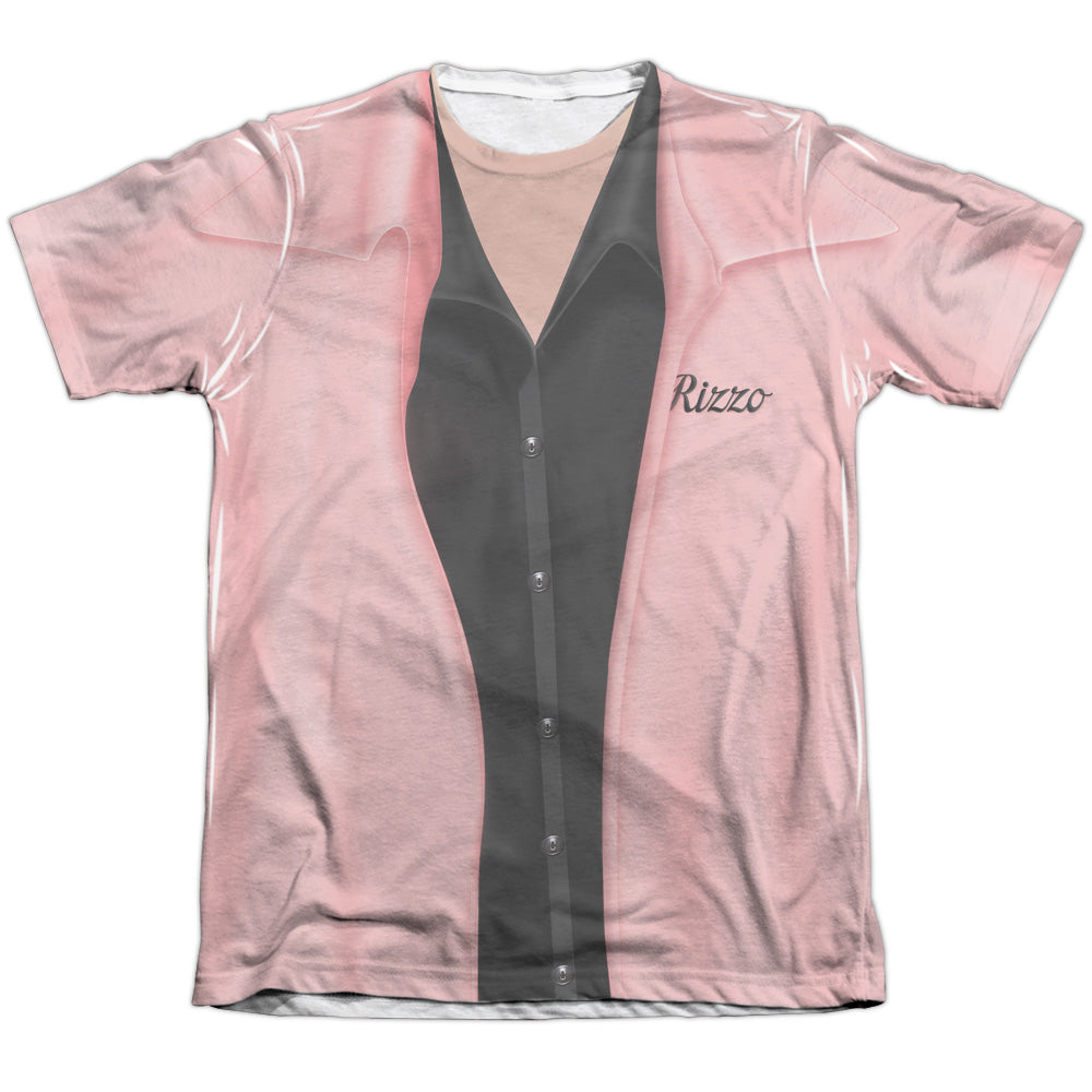 Grease/rizzo Pink Ladies - Adult 65/35 Poly/cotton S/s Tee - White