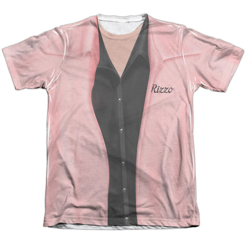 Grease/rizzo Pink Ladies - Adult 65/35 Poly/cotton S/s Tee - White