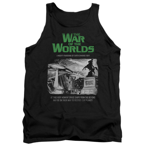 War Of The Worlds/attack People Poster-adult Tank-black