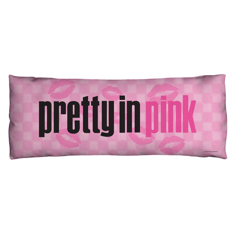 PRETTY IN PINK-KISS ME - MICROFIBER BODY PILLOW - 18x54