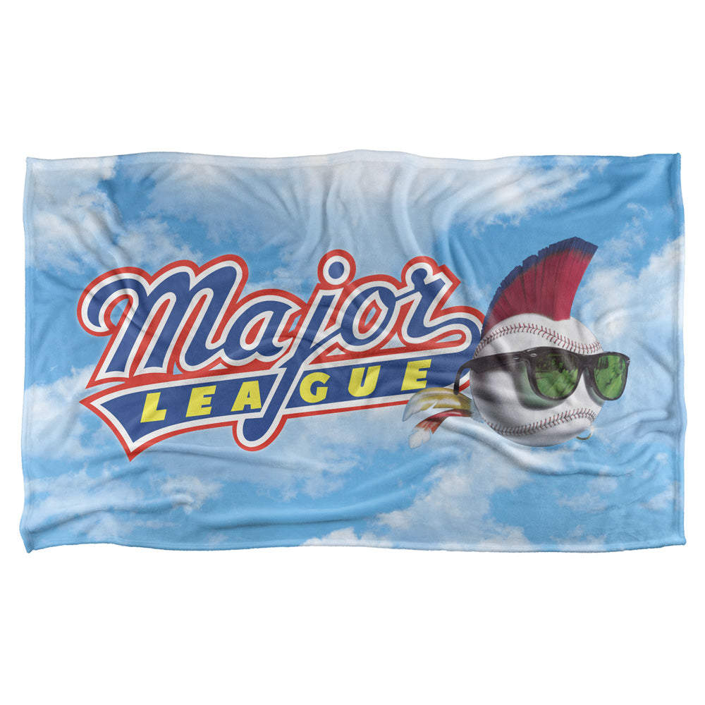 Major League/league Logo-silky Touch Blanket-white