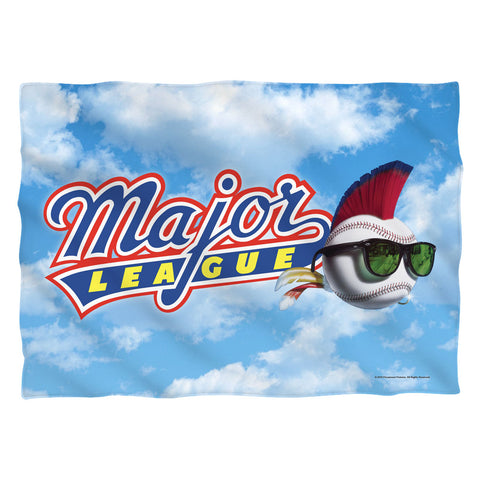Major League/league Logo (front/back Print)-pillow Case-white