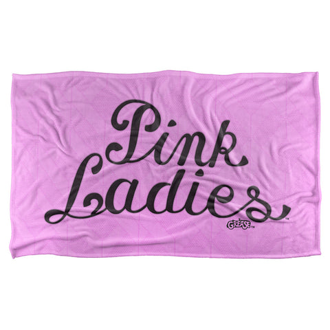 Grease/pink Ladies-silky Touch Blanket-white