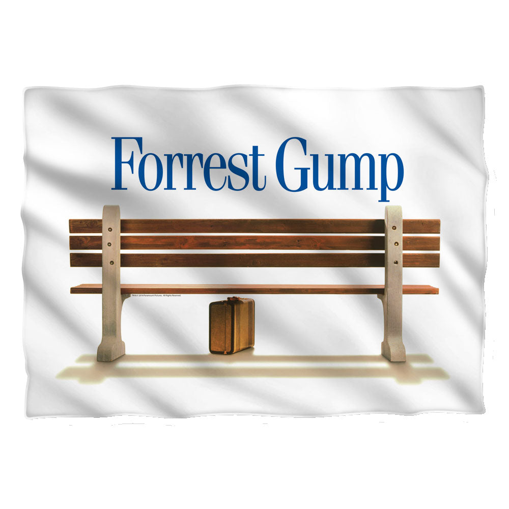 Forrest Gump/bench (front/back Print)-pillow Case-white