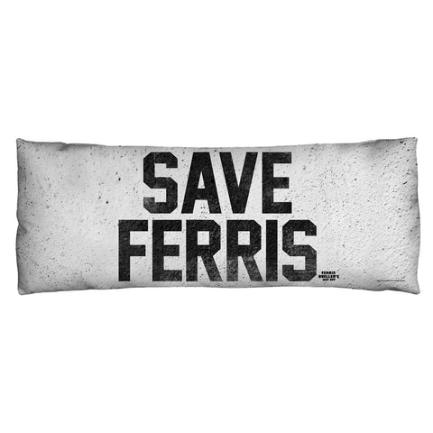 FERRIS BUELLE-SAVE FERRIS - MICROFIBER BODY PILLOW - 18x54