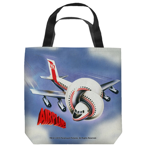 AIRPLANE-POSTER - TOTE BAG - 18X18