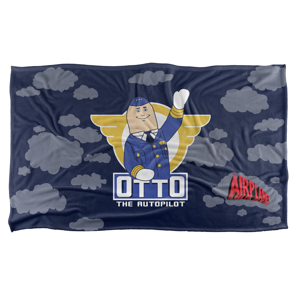 Airplane/otto-silky Touch Blanket-white