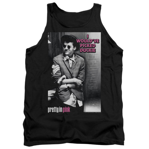 Pretty In Pink/i Wouldve-adult Tank-black