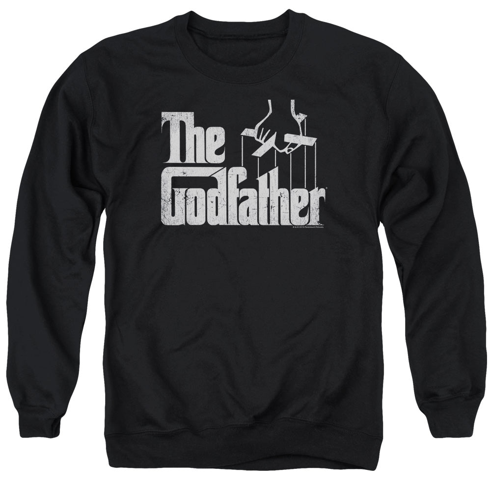 Godfather/logo - Adult Crewneck Sweatshirt - Black