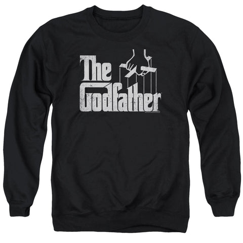 Godfather/logo - Adult Crewneck Sweatshirt - Black