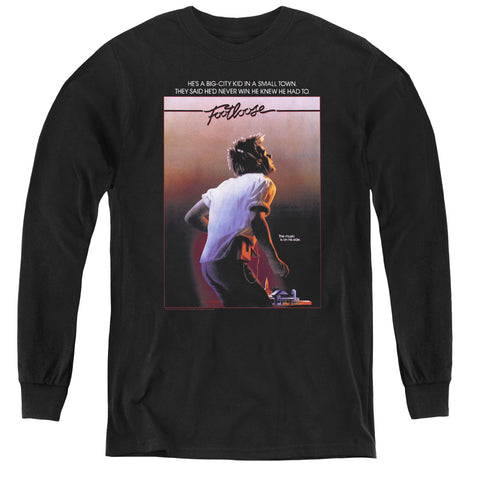 Footloose/poster-youth Long Sleeve Tee-black