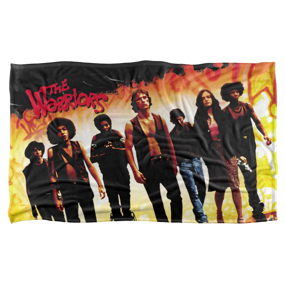 Warriors/walk-silky Touch Blanket-white