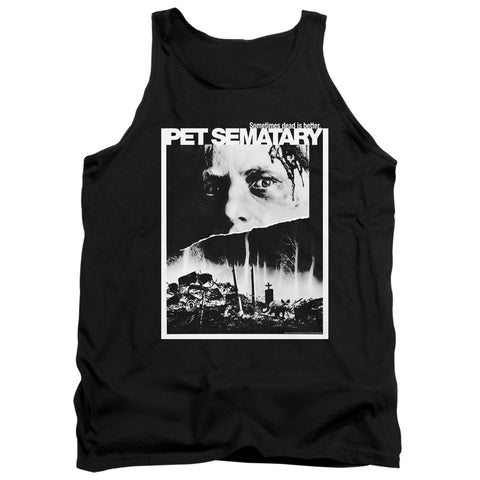 Pet Sematary/poster Art-adult Tank-black