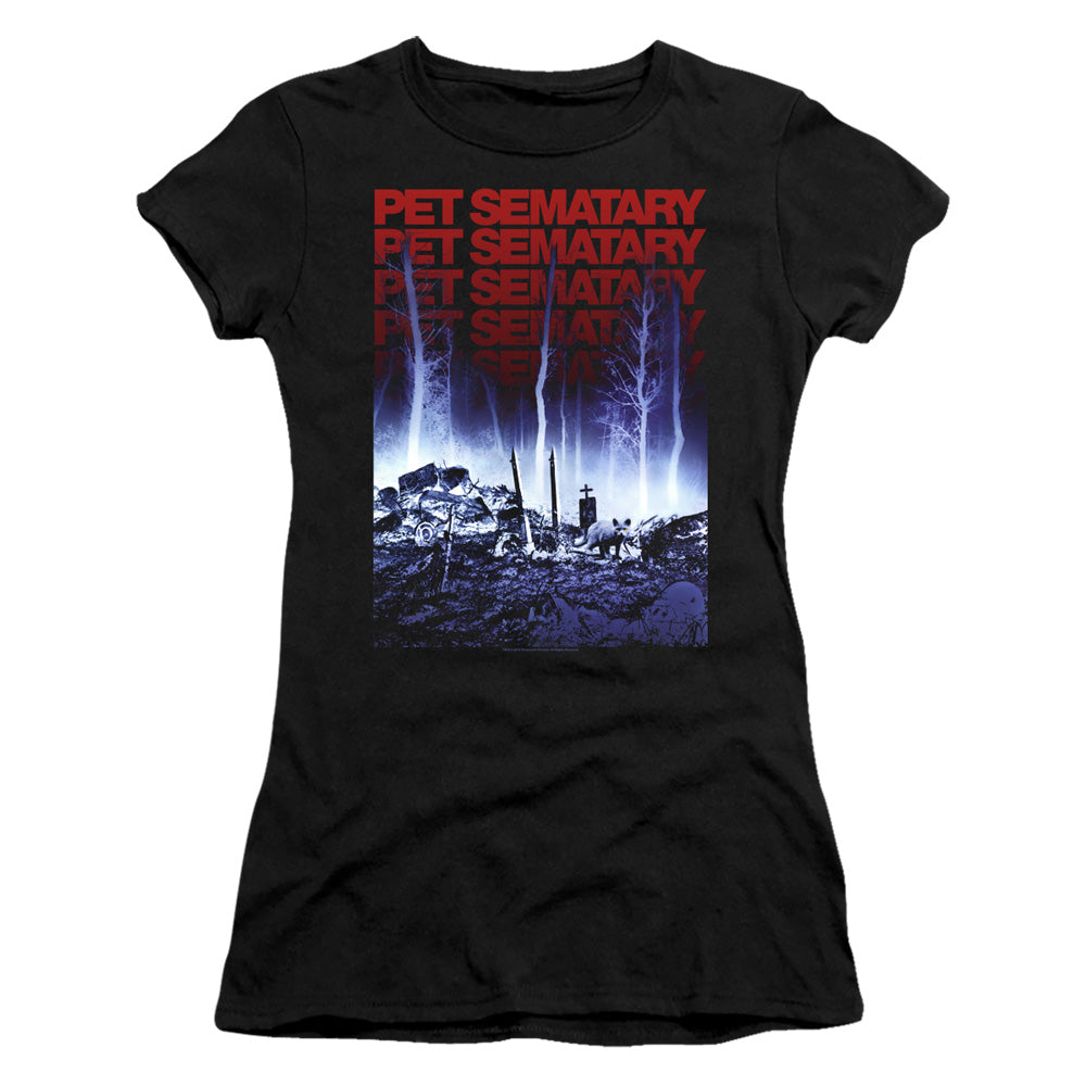 Pet Sematary/sematary-s/s Junior Sheer-black
