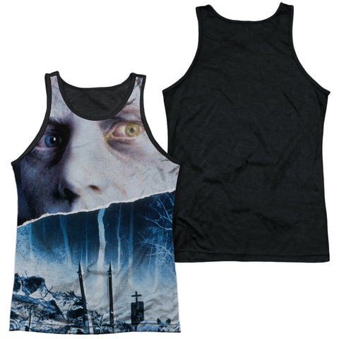 Pet Sematary/poster-adult Poly Tank Top Black Back-white