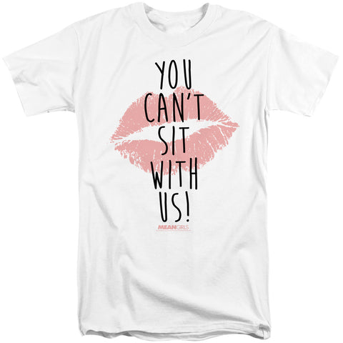 Mean Girls/you Cant Sit With Us-s/s Adult Tall 18/1-white