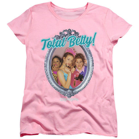 Clueless/total Betty-s/s Women's Tee-pink