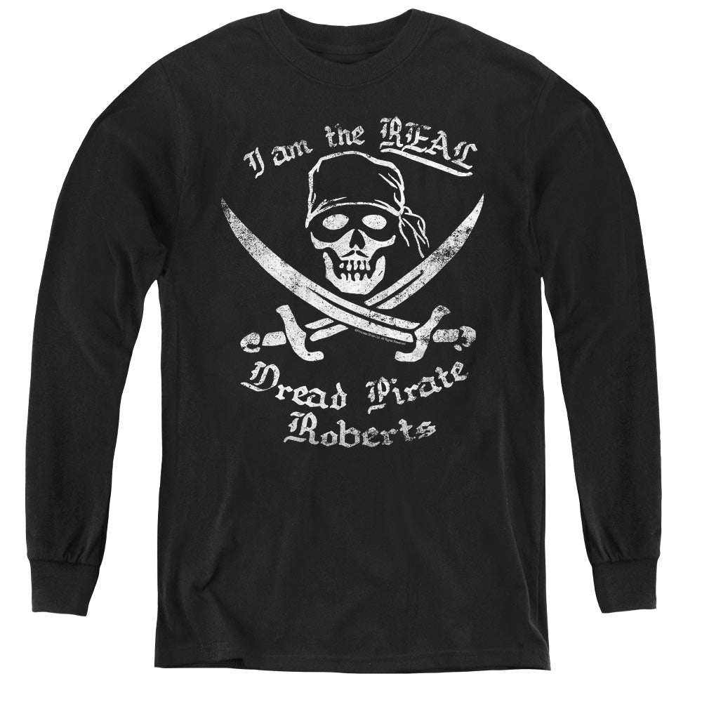 Princess Bride/the Real Dpr - Youth Long Sleeve Tee - Black