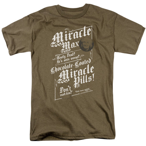 Princess Bride/miracle Max - S/s Adult 18/1 - Safari Green