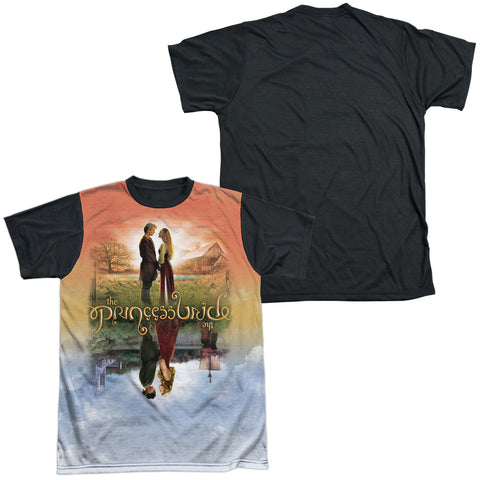 Adult Regular Fit Short Sleeve 100% Poly Black Back