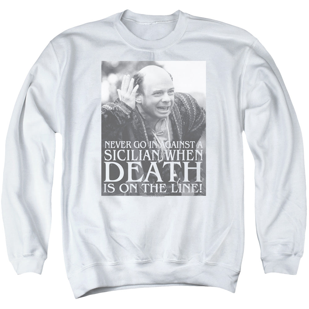 Princess Bride/sicilian - Adult Crewneck Sweatshirt - White