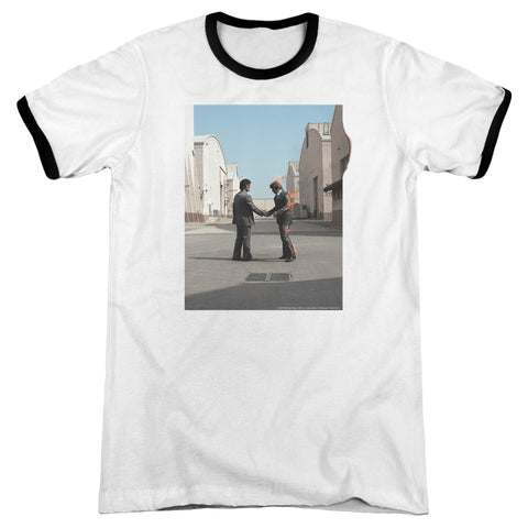 Pink Floyd/wish You Were Here-adult Ringer-white/black