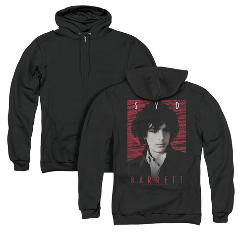 Syd Barrett/syd (back Print) - Adult Zipper Hoodie-black