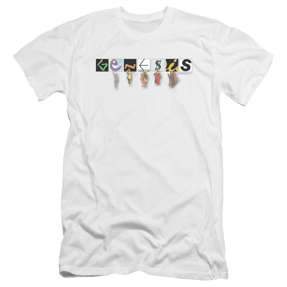 Genesis/new Logo-premuim Canvas Adult Slim Fit 30/1-white